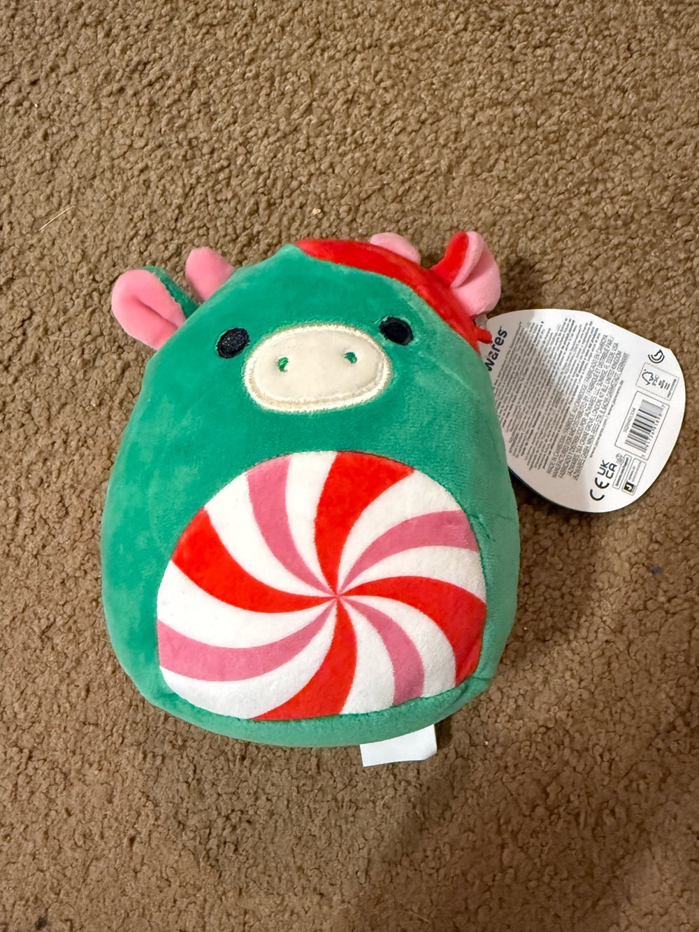 Ruben Christmas Cow Squishmallow